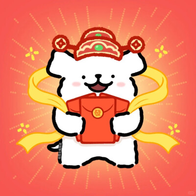 线条小狗头像。