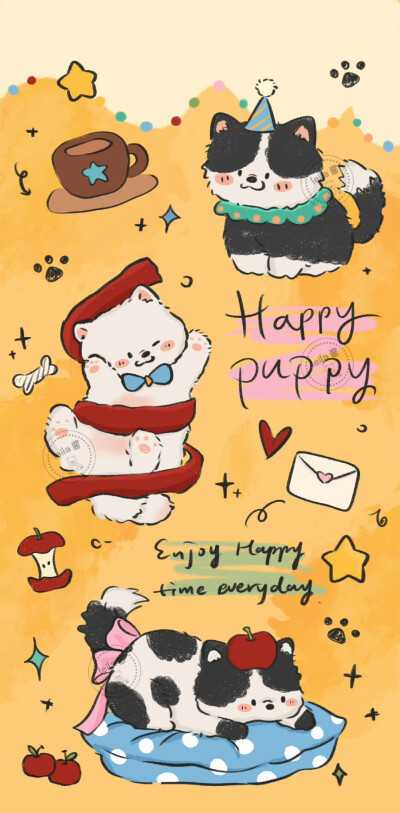 可爱卡通壁纸套图