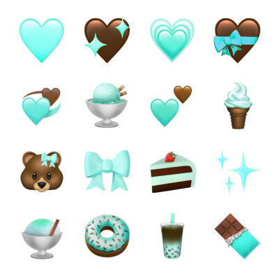 薄荷巧克力素材