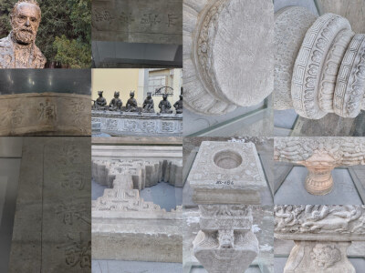 残垣犹带铜驼泪断石仍撑汉苑风