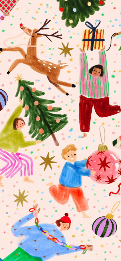 小鹿撞进圣诞季