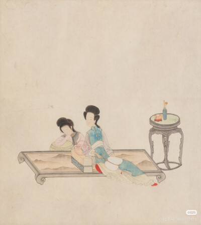 清初旗人女子汉人女子装束