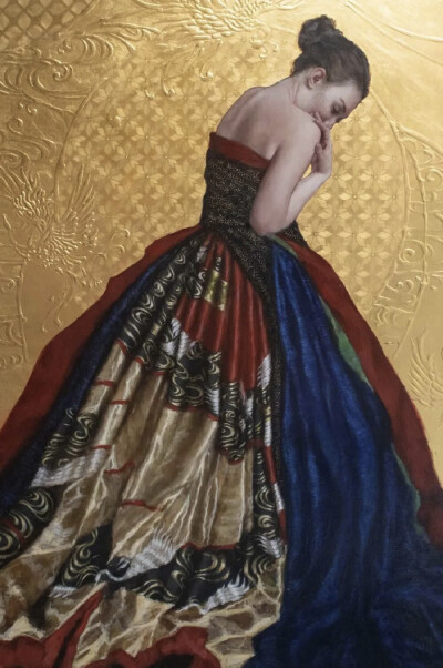 艺术家Stephanie Rew
她是一位来自苏格兰、现居爱丁堡的具象画家。她毕业于邓肯 ‒ 乔丹斯通艺术学院，早期凭借才华获得了伊丽莎白·格林希尔兹基金会奖助。斯蒂芬妮的创作以女性人体和披挂戏服的模特为主，尤其喜欢…