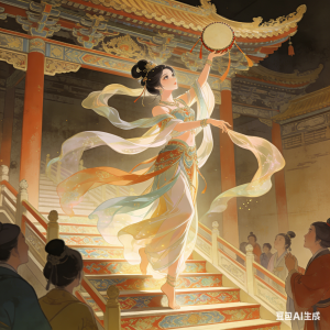 铁环振响鼓蓬蓬，跳舞成群岁渐终。
见说太平都有象，衢歌声与壤歌同。