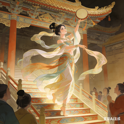 铁环振响鼓蓬蓬，跳舞成群岁渐终。
见说太平都有象，衢歌声与壤歌同。