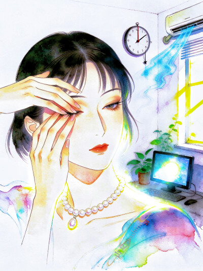 当你孤单，你会想起谁#写给时光的情书#当你孤单你会想起谁#创作人计划#画画的日常