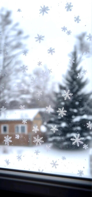 冬季背景图 冬日壁纸 雪花壁纸