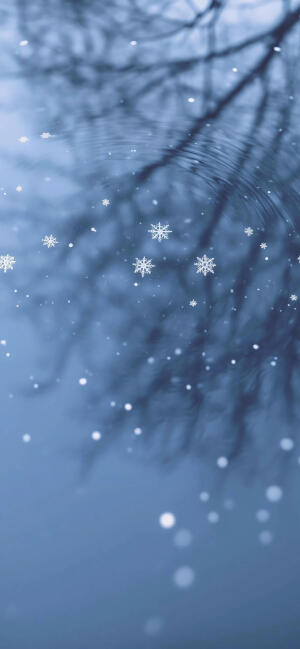 冬季背景图 冬日壁纸 雪花壁纸
