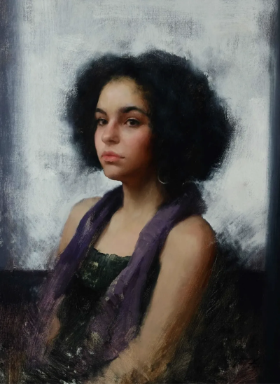 马尔西·奥莱什凯维奇-泰勒是一位美国当代具象画家，以细腻、安静且富有心理深度的人物绘画而受到关注。她的作品多以女性形象为核心，画面氛围克制而亲密，人物常处于沉思、放松或情绪内敛的状态之中。马尔西擅长运用…