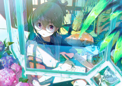 插画 画师：二反田こな 绘画作品
来源@帕布瑞卡（微博）