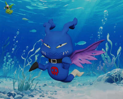 数码宝贝手办模型