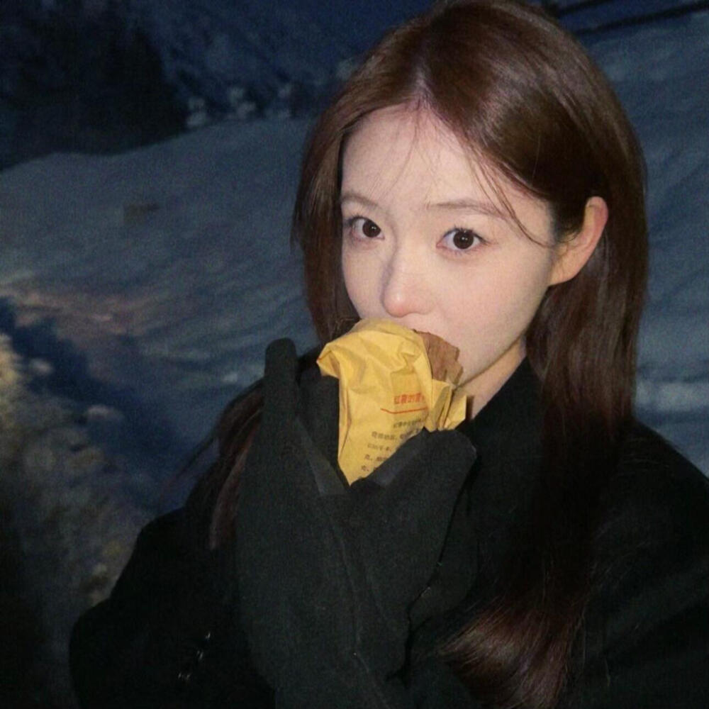 女生头像 冬天 雪