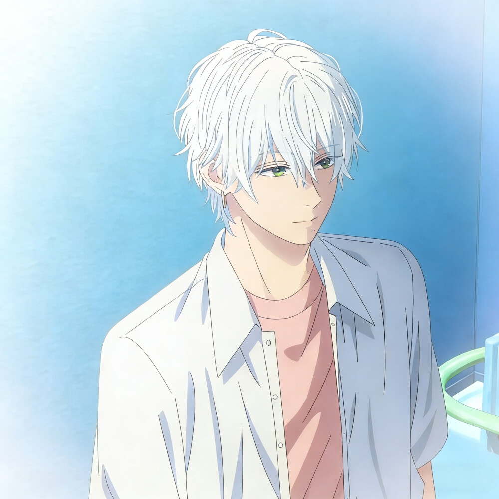 番剧：皎洁迎宵之月
角色：市村琥珀
动漫男头Δ