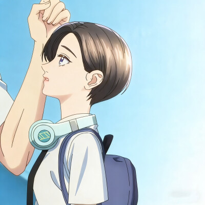 番剧：皎洁迎宵之月
角色：泷口宵
动漫女头Δ