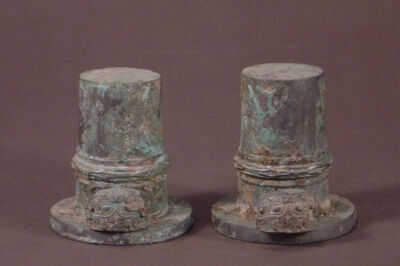 战国  青铜辖軎观复博物馆藏