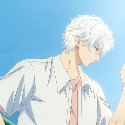 番剧：皎洁迎宵之月
角色：市村琥珀
动漫男头Δ