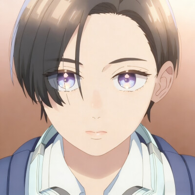 番剧：皎洁迎宵之月
角色：泷口宵
动漫女头Δ