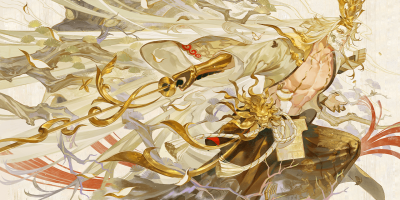 阴阳师 【典藏/「常世之国」高级系列】荒骷髅·煌铠狮心
烈骨狮心