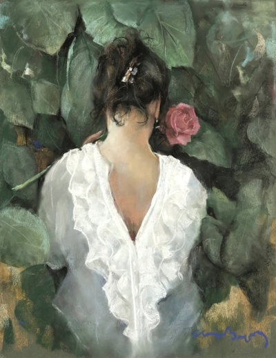 卡耶塔诺·德·阿尔克尔·布伊加斯是一位西班牙当代画家，以高度精致、富有心理暗示的具象绘画而受到关注。他的作品多以人物为主体，画面气氛冷静而克制，人物常呈现出沉默、内省或若有所思的状态。布伊加斯擅长运用细…