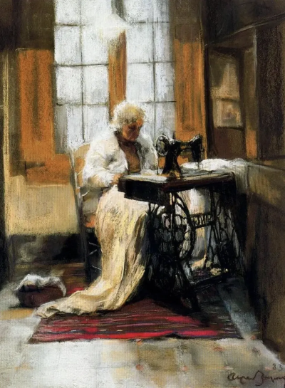 卡耶塔诺·德·阿尔克尔·布伊加斯是一位西班牙当代画家，以高度精致、富有心理暗示的具象绘画而受到关注。他的作品多以人物为主体，画面气氛冷静而克制，人物常呈现出沉默、内省或若有所思的状态。布伊加斯擅长运用细…