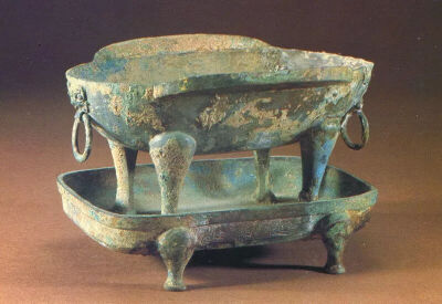 秦代  修武府铜温酒炉 咸阳市博物馆藏
