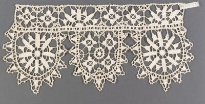 意大利针织蕾丝花边17世纪制作纽约大都会艺术博物馆