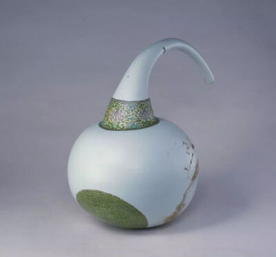 清康熙  素三彩茄式壶北京故宫博物院藏