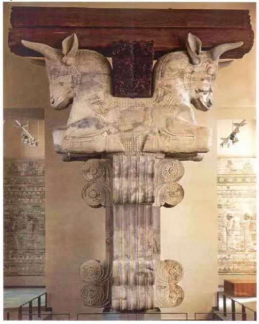 公牛柱头 公元前5世纪出土于波利波利斯王宫  巴黎卢浮宫 藏