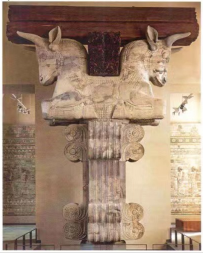 公牛柱头 公元前5世纪出土于波利波利斯王宫  巴黎卢浮宫 藏