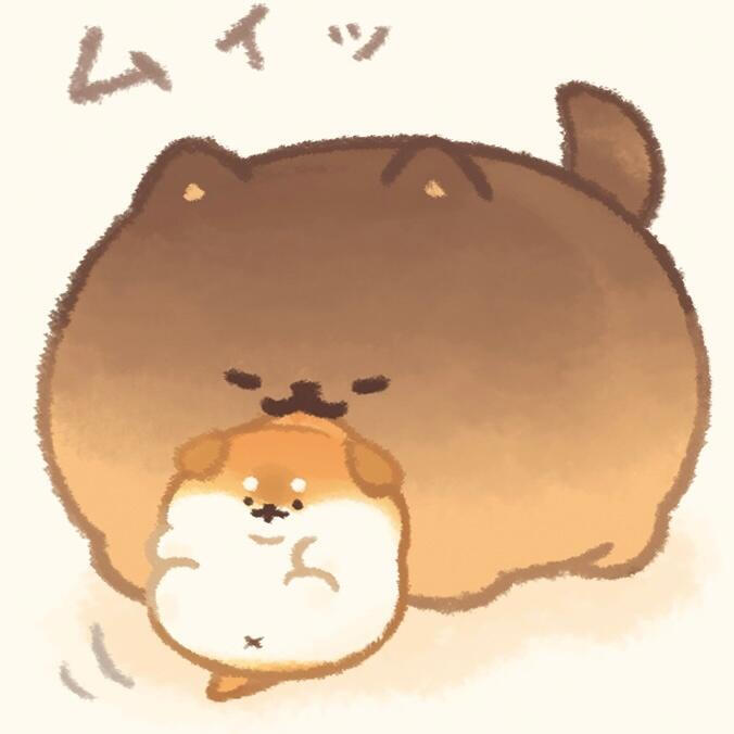 面包小狗可爱头像