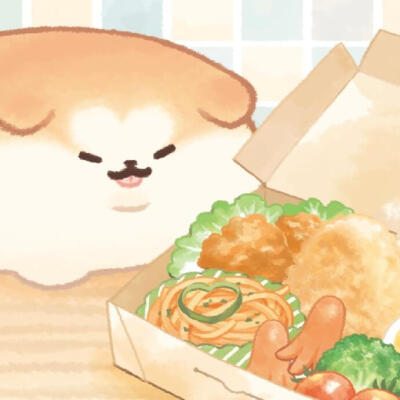 面包小狗可爱头像