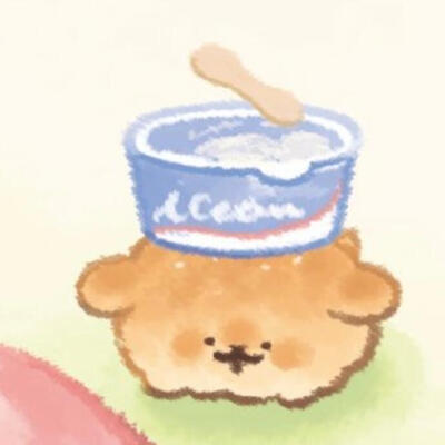 面包小狗可爱头像