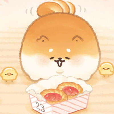 面包小狗可爱头像