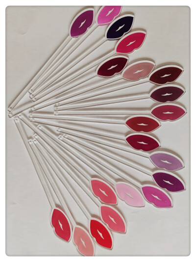 四季型20色口红卡