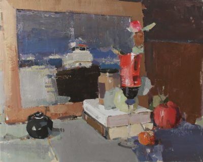 瓦迪姆·苏沃洛夫是一位俄罗斯当代具象画家，以融合写实基础与表现性绘画语言而受到关注。他的作品多以人物形象为核心，画面气氛冷静而略带忧郁，人物常处于沉思、停顿或内在张力积聚的状态。苏沃洛夫擅长运用克制的…