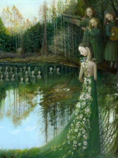 来原貴美擅长以细腻笔触编织奇幻叙事场景，构筑出一个含蓄、私密且饱含深沉情感的世界。