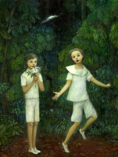 来原貴美擅长以细腻笔触编织奇幻叙事场景，构筑出一个含蓄、私密且饱含深沉情感的世界。