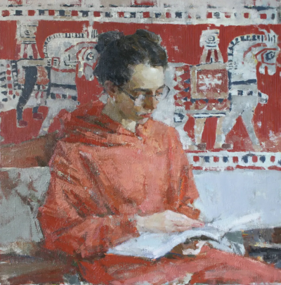 瓦迪姆·苏沃洛夫是一位俄罗斯当代具象画家，以融合写实基础与表现性绘画语言而受到关注。他的作品多以人物形象为核心，画面气氛冷静而略带忧郁，人物常处于沉思、停顿或内在张力积聚的状态。苏沃洛夫擅长运用克制的…