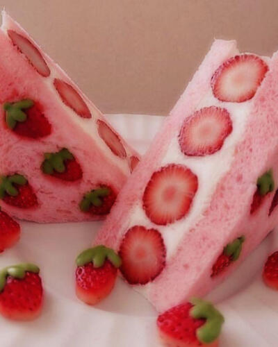各种草莓甜品