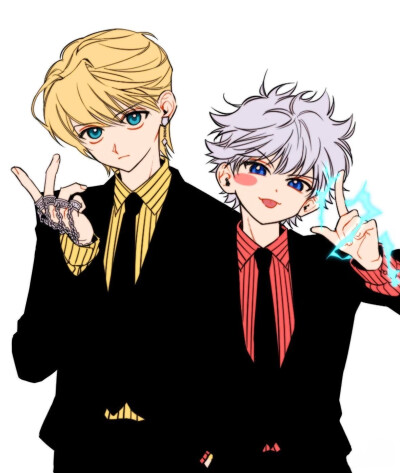 全职猎人 酷拉皮卡 奇犽
from twitter @a__mn0