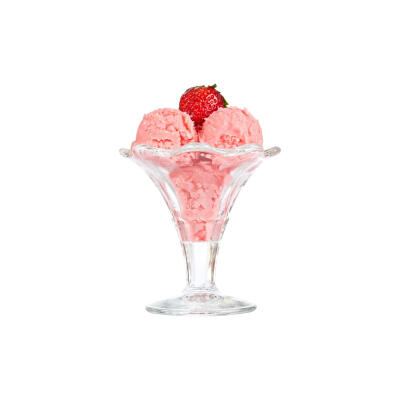 草莓冰激凌白底头像