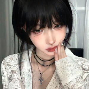 真人女头