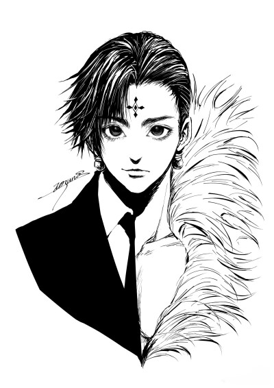 全职猎人 库洛洛
from twitter @aoi_sunadokei