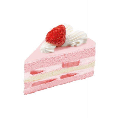 草莓甜品白底头像