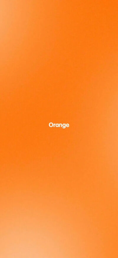 橙色壁纸