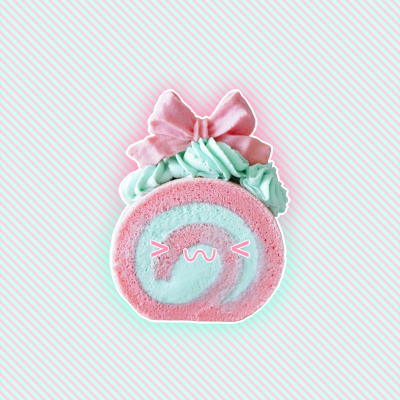 自制萌萌蛋糕卷头像（内有白底版+素材）