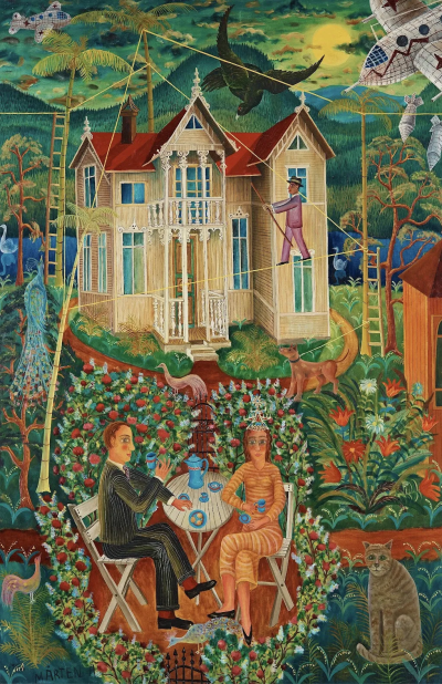 马滕·安德森 (Mårten Andersson) 1934 年出生于瑞典海尔辛兰省博尔纳斯的弗雷卢加。他以其植根于海尔辛兰风景的独特童话画作而闻名。