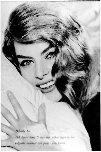 Belinda Lee，这个不幸的美女于1935年6月15日生于英国德文郡Budleigh Salterton；1947年入都铎艺术学院进修戏剧，毕业后到伦敦登台演出；