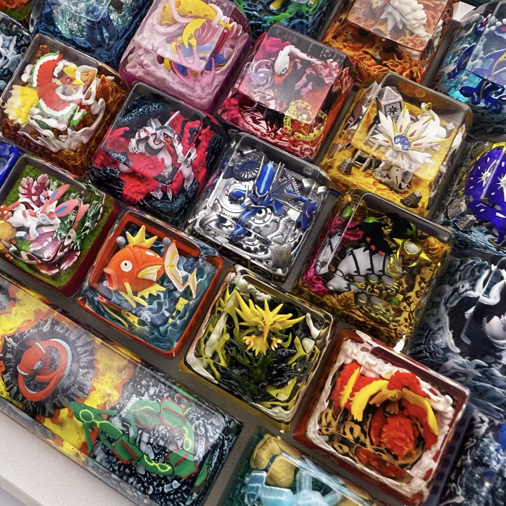 宝可梦 透光树脂个性键帽
