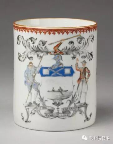 泰晤士水运公司纹章马克杯 清乾隆
英国维多利亚阿尔伯特博物馆藏
